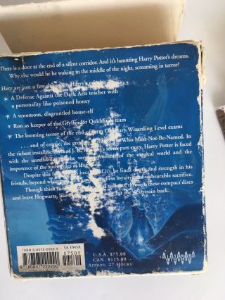 Harry Potter Audio Books on CD Order of Phoenix and Deathly Hollows 2