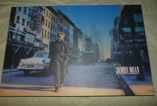 James Dean Large Canvas Print Boulevard Of Broken Dreams 36 " X 24 " Small Lights