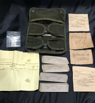 Ww2 Us Military Army Surgical Instrument Kit - Minor Surgery - Made York Usa