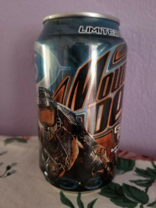 Halo 3 Limited Edition Game Fuel Mountain Dew Can Collectible