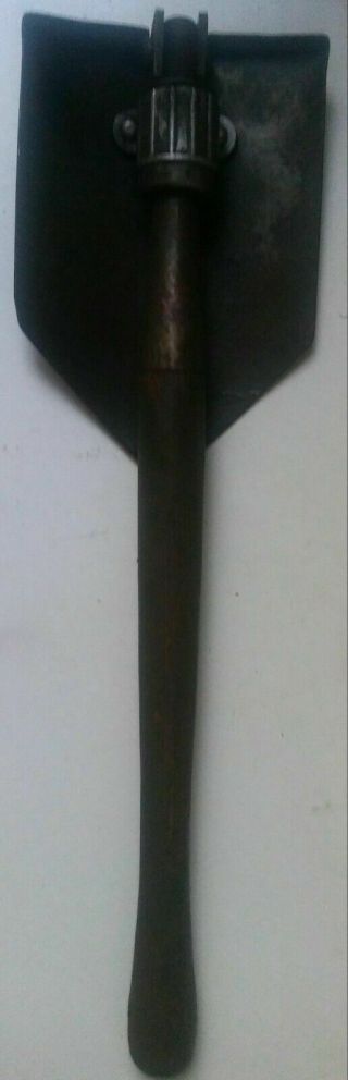 WW2 M43 US Army A.  F.  &H CO.  1943 Folding Trench Shovel Entrenching Tool 3