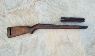 Wwii Winchester M1 Carbine Wood Rifle Stock Set – Oval Cut - Low Wood - Io Hg
