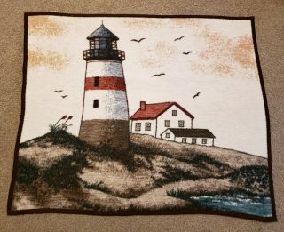 Biederlack Of America Lighthouse Blanket.
