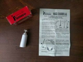 Fantasio Appearing White Candle,  with instructions 3