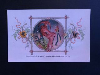 A.  G.  Meyer ' s Woolworth Rathskeller,  York City,  Advertising Postcard Murals 2
