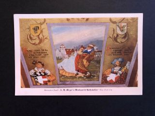 A.  G.  Meyer ' s Woolworth Rathskeller,  York City,  Advertising Postcard Murals 3