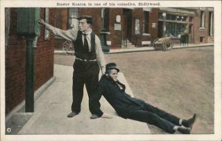 Hollywood,  Ca Buster Keaton In One Of His Comedies Los Angeles County California