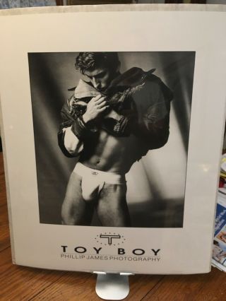 Toy Boy Phillip James Photography Poster Beefcake Male Gay Interest