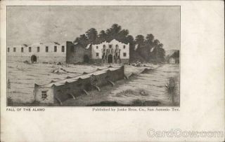 San Antonio,  Tx Fall Of The Alamo Comal,  Bexar County Texas Joske Bros.  Co.