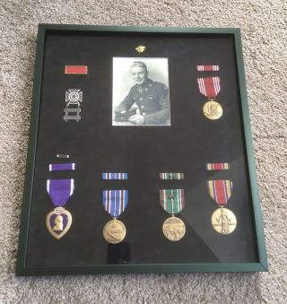 Wwii Us Army Medal Group Named Display Chemical Corps