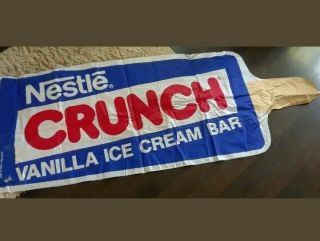 Nestle Crunch Ice Cream Bar Air Mattress / Pool Float Inflatable Ad Blow Up