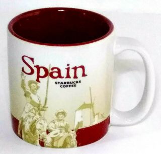 Spain Starbucks Coffee Espresso Espana Ceramic Cup 3 Fl Oz Don Quixote