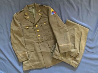 Ww2 Us Army 11th Armored Division Officer 