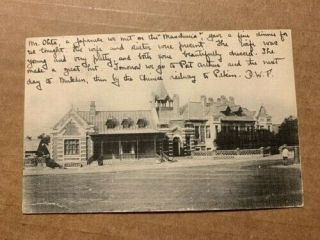 1907 China Old Postcard,  Dairen Dalny South Manchuria Railway Company Hotel