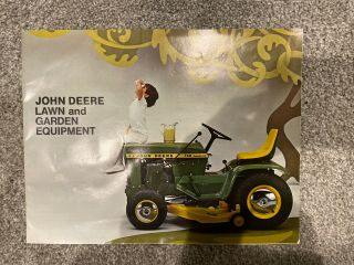 Vintage 1969 John Deere Lawn And Garden Equipment Sales Brochure