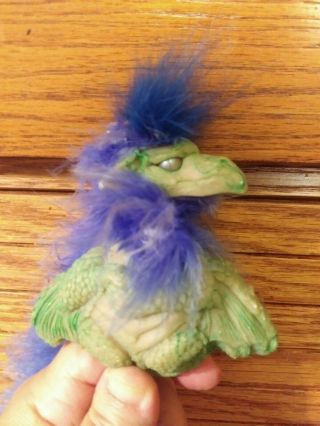 Renaissance Festival Dragon Cable Puppet Small Signed 
