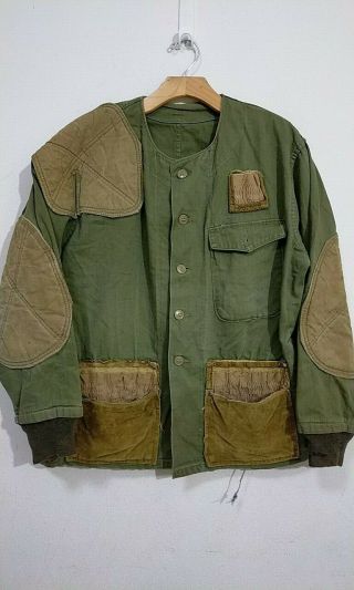 Vintage​ 40s Ww2 Usmc Us Army Hbt Sniper Shooting Hunting Jacket​