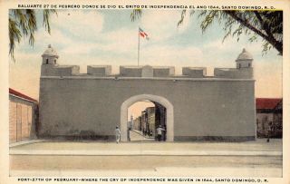 Dr 1910 Republica Dominicana Fort 27th Of Feb Santo Domingo,  Dominican Republic