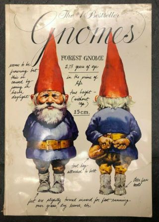 1976 Rien Poortvliet Gnomes Book Paperback Harry N Abrams Art Book