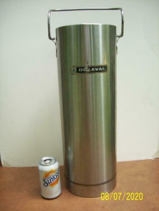 Delaval De Laval Stainless Steel Cream,  Milk,  Maple Syrup Cylinder Can