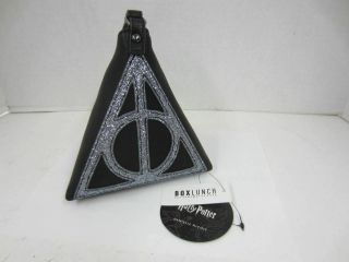 Danielle Nicole Harry Potter Deathly Hallows Wristlet Black Pyramid Bag Purse