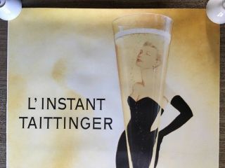 L’Instant Taittinger Vintage Poster Grace Kelly French Fashion Champagne Canvas 2