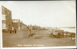 Wivenhoe Quay With Boats,  River Colne Near Colchester,  Animated Rp,  Pu 1908