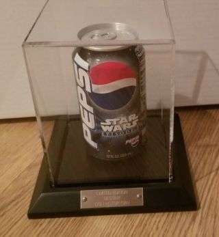 Pepsi Can Star Wars Episode 1 Destiny Limited Display Can In Case 1999
