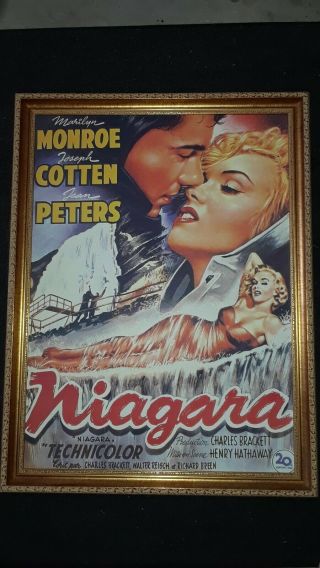 Movie Poster Niagara With Marilyn Monroe By 20th Century