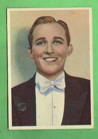 O.  1934 Film Star Cigarette Postcard 15 Bing Crosby