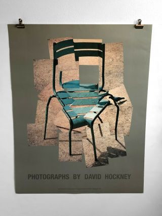 Photographs By David Hockney - International Exhibitions Foundation Poster 1985
