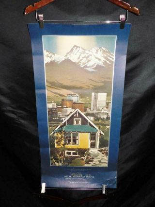 Byron Birdsall Alaska Signed Poster Oscar Anderson House 1983 Anchorage History