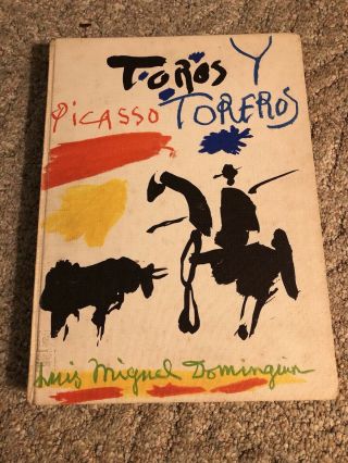Picasso Toros Y Toreros Lithograph Book - First Edition,  1961