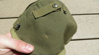 WW2 Army Air Corps Type A - 9 Summer Cloth Flight Helmet Medium 3
