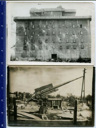 Wwii Photo Red Army,  Berlin Battle,  Air Defense Tower,  Anti - Aircraft Gun,  1945