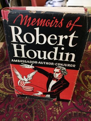 Memoirs Of Robert Houdin Hcdj Great Wizard French Conjure 1944