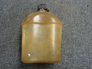 Wwii Us Gi Experimental Ethocel Plastic Canteen - Dated 1943 -