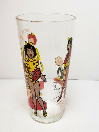 Josie and the Pussycats Band Glass 1977 Pepsi Series Hanna Barbera Vintage 2