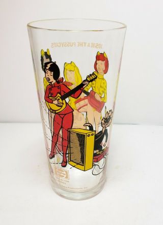 Josie and the Pussycats Band Glass 1977 Pepsi Series Hanna Barbera Vintage 3