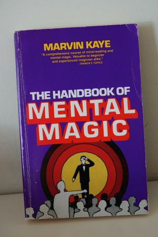The Handbook Of Mental Magic By Marvin Kaye