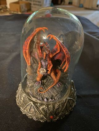 Franklin Michael Whelan Dragonstorm Hand - Painted Limited Edition Figurine