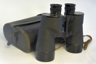 Wwii 1942 Mark I,  Model 2 Us Navy Binoculars Made By Bausch & Lomb,  With Case