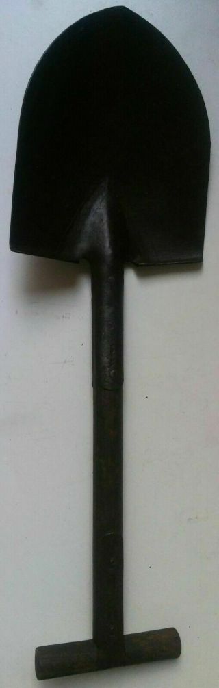 Ww2 Army Us Is&d - 43 Trench Shovel M1910 T - Handle Entrenching Spade Wwii