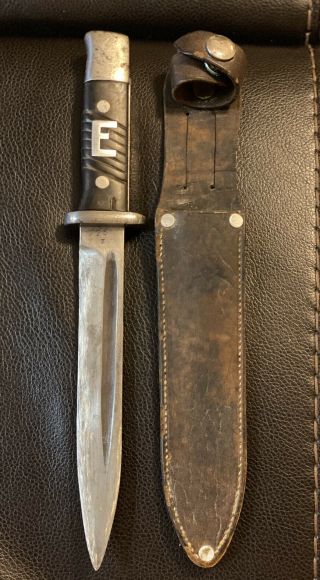 Wwii German K 98 Mauser Combat Fighting Knife Theater “e5”