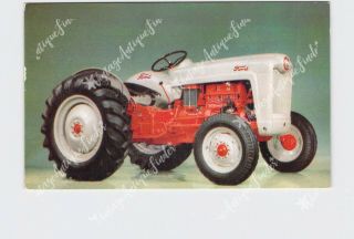 Ppc Postcard Advertising Ford Tractor Golden Jubilee Model