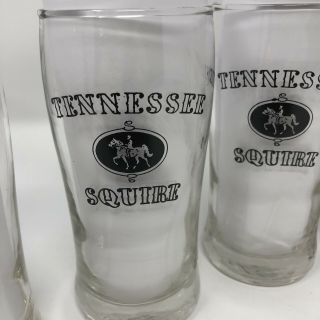 Anchor Hocking Tennessee Squire Assoc Toast Jack Daniels Set Of 6 Sipper Glasses