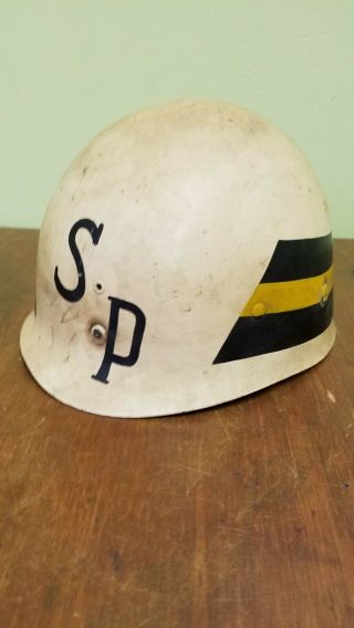 Us Navy Sp Shore Patrol Helmet W/ Eisendrath Liner Ww2?