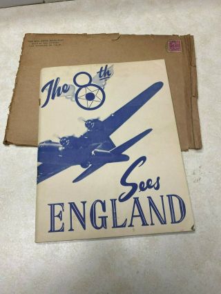 Ww2 Us Army Air Force 8th Air Force Sees England In Envelope