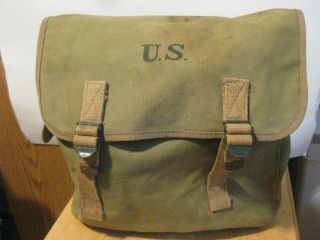 1941 U.  S.  Canvas Field Pack - Powers And Company - Marines?