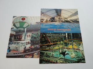 Set Of 3 West Edmonton Mall Alberta Canada Vintage Postcards Fantasyland Water